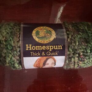 Lion Brand HOMESPUN THICK & QUICK Yarn HERB GARDEN #410 8 oz.